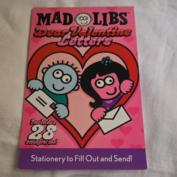 Mad Libs Dear Valentine Letters - Picture 1 of 9